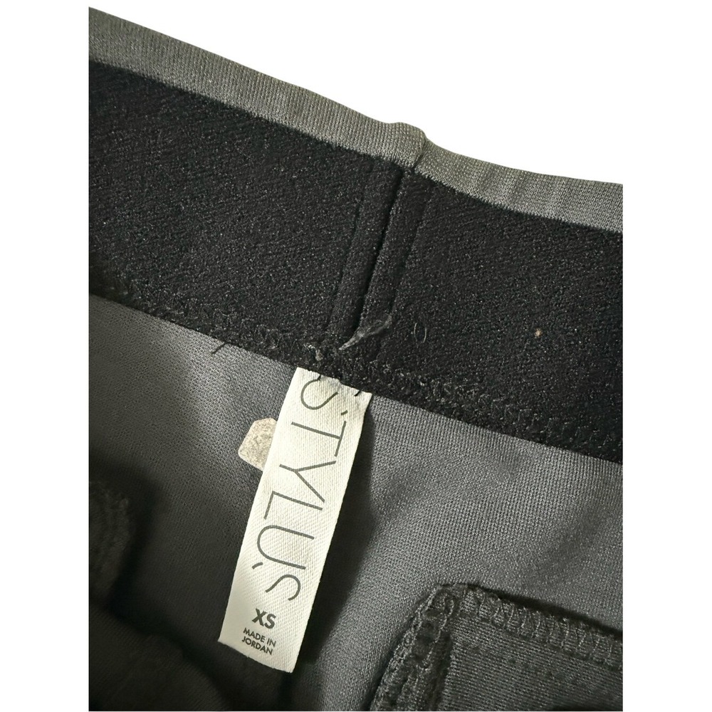 STYLUS Women's Tailored Ankle Pants - Charcoal Gray size XS - Picture 3 of 12
